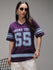 Womens Half Sleeve V-Neck Printed Oversized Fit Tshirts