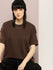 Womens Half Sleeve Round Neck Solid Oversized Fit Tshirts