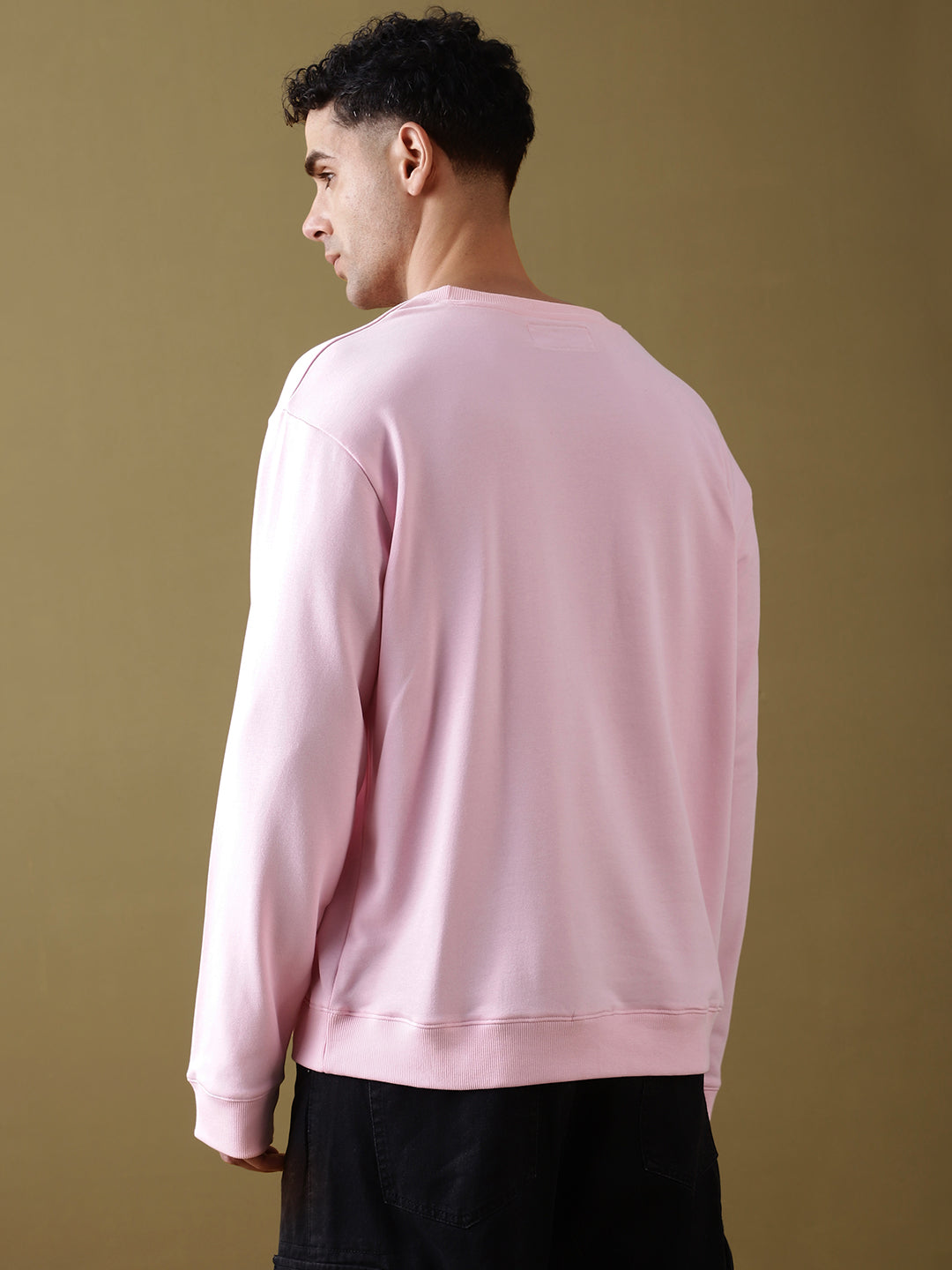 Mens Full Sleeve Round Neck Oversized Fit T-Shirts