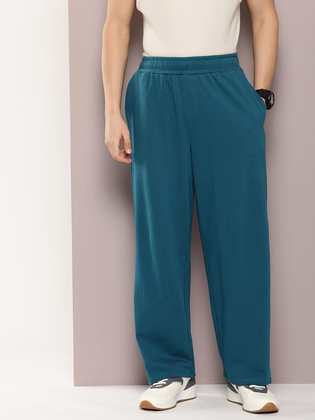 Men Super Soft Cotton Extra Baggy Korean Pant