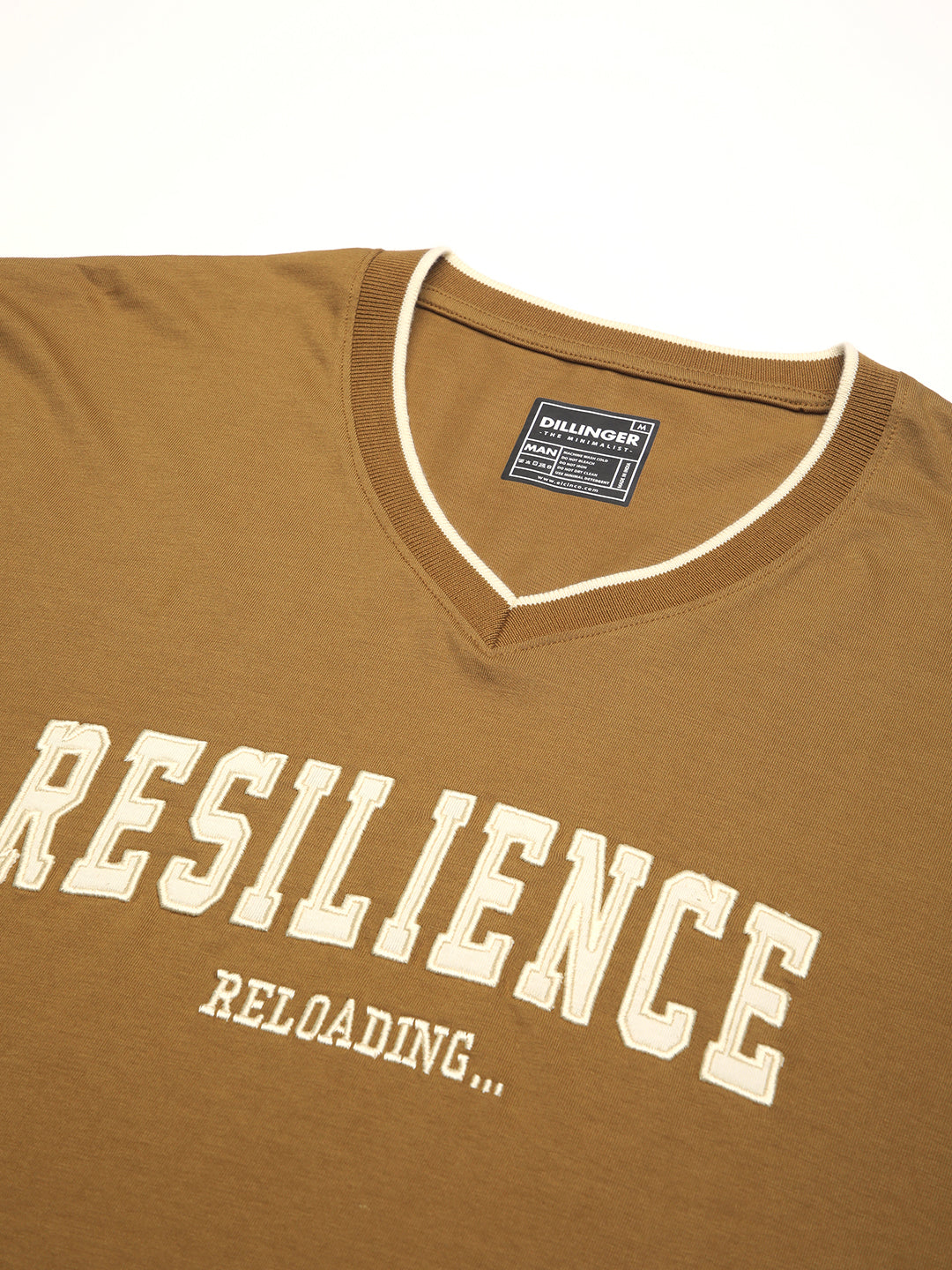 Mens Half Sleeve V-Neck Printed Oversized Fit Tshirts