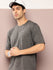 Mens Short Sleeve Round Neck Oversized Polyster Tshirt