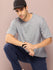 Mens Short Sleeve Round Neck Oversized Polyster Tshirt