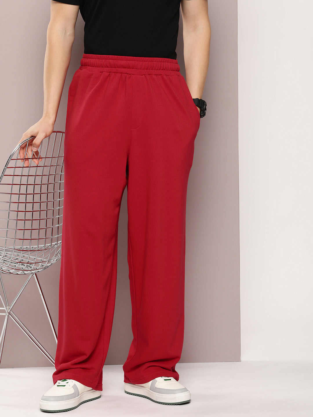 Men Super Soft Cotton Extra Baggy Korean Pant