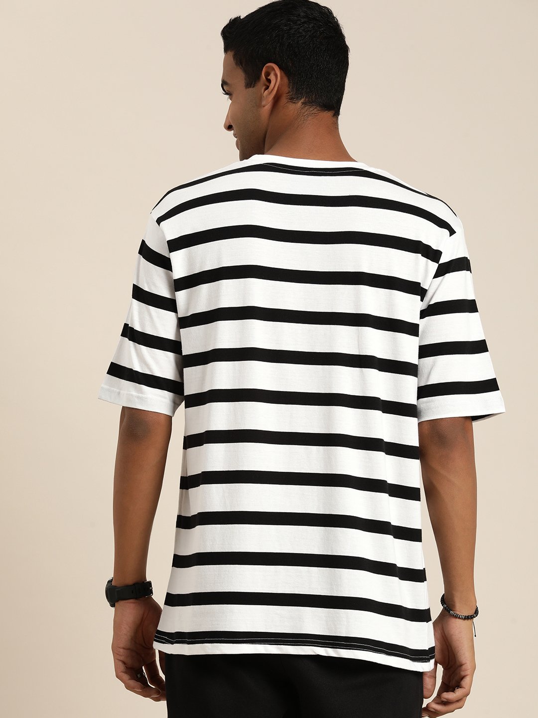 Mens Half Sleeve Round Neck Oversized Fit T-Shirts