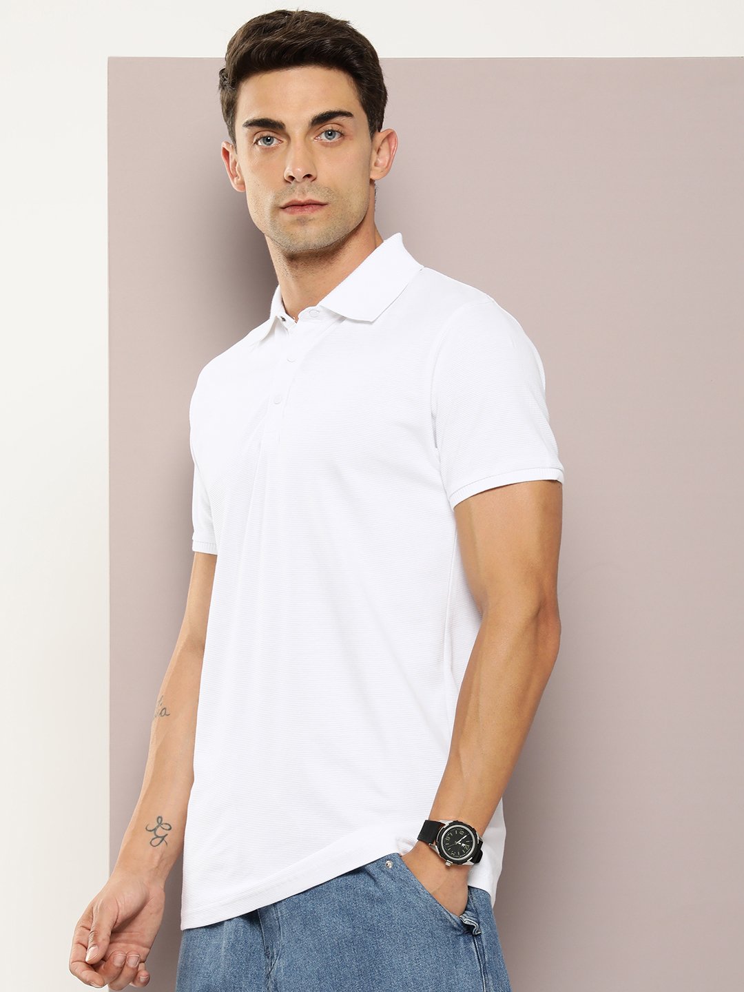 Mens Half Sleeve Regular Fit Polo T-Shirts