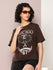 Womens Half Sleeve Round Neck Oversized Fit T-Shirts