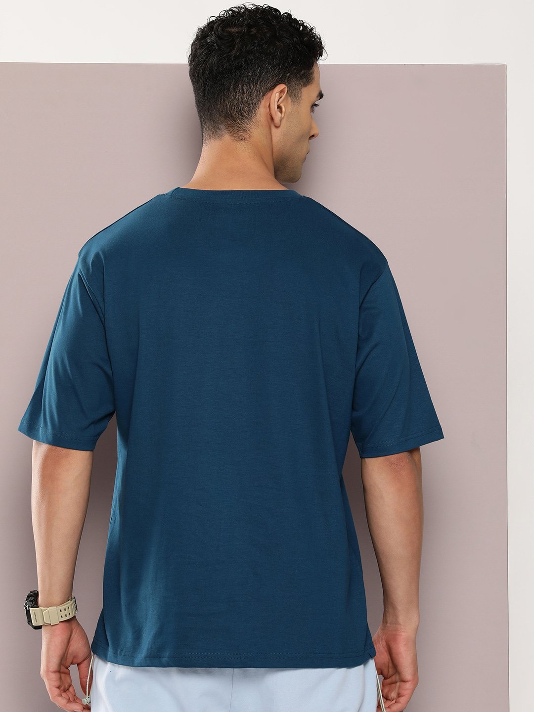 Mens Half Sleeve Round Neck Oversized Fit T-Shirts