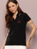 Womens Half Sleeve Polo Neck Embroidered Regular Fit Tshirts