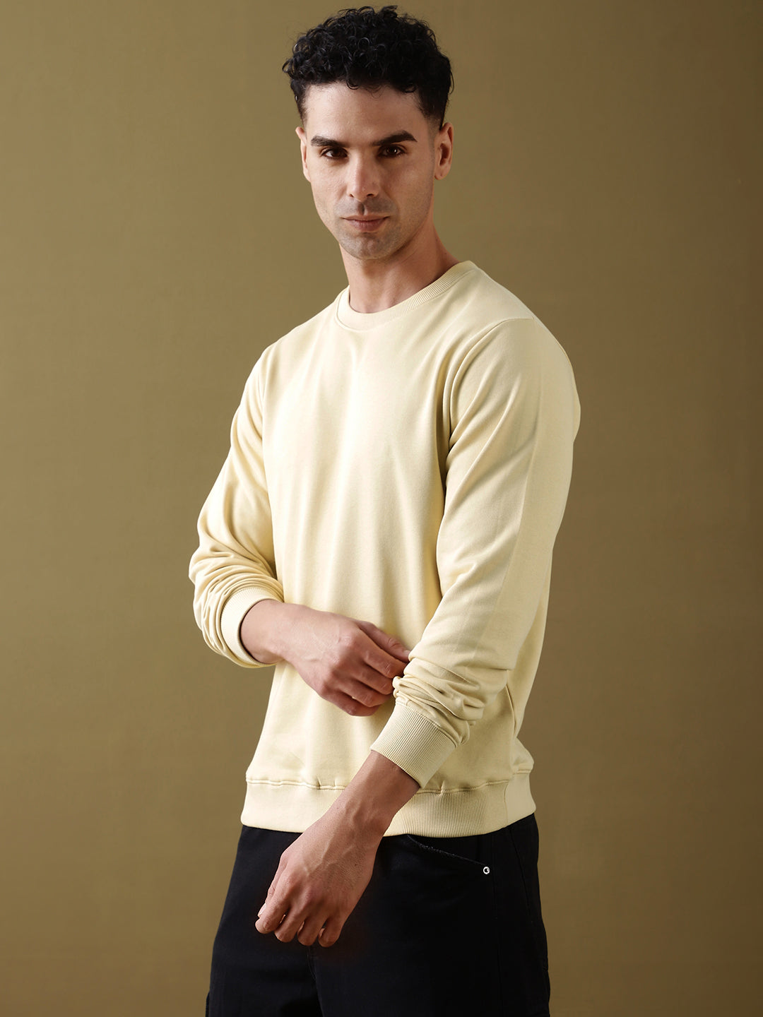 Mens Full Sleeve Round Neck Regular Fit T-Shirts