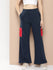 Women Colourblocked Cotton Relaxed Baggy Korean Pants