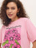 Womens Half Sleeve Round Neck Printed Oversized Fit Tshirts