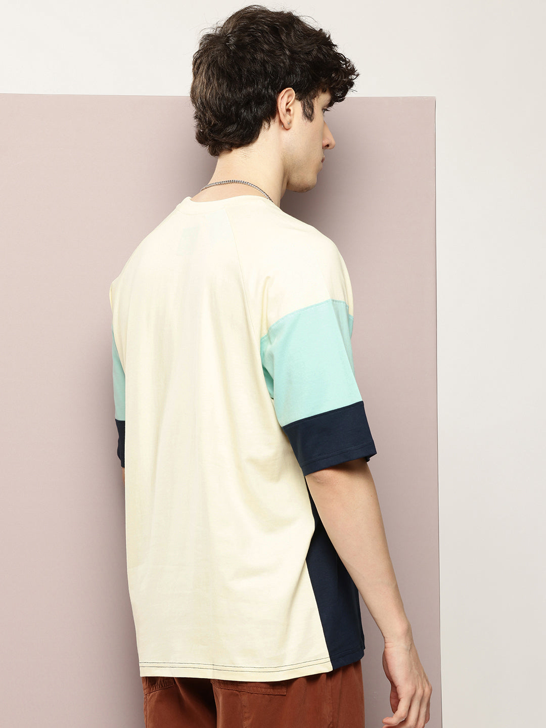 Mens Half Sleeve Round Neck Printed Oversized Fit Tshirts