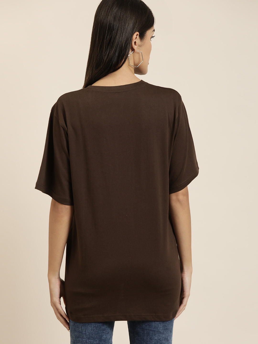 Womens Short Sleeve Polo Oversized Fit Polo T-Shirt
