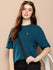 Womens Half Sleeve Round Neck Solid Oversized Fit Tshirts