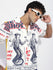 Men Boxy Regular Short Sleeve Printed White Shirt