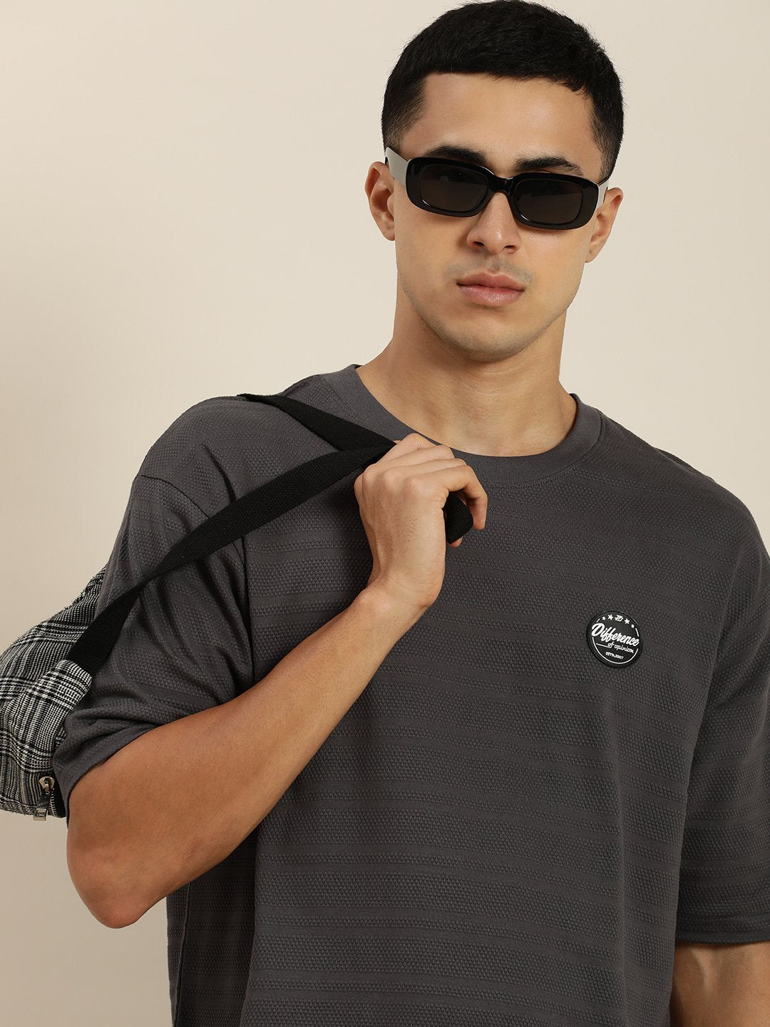 Mens Half Sleeve Round Neck Oversized Fit T-Shirts
