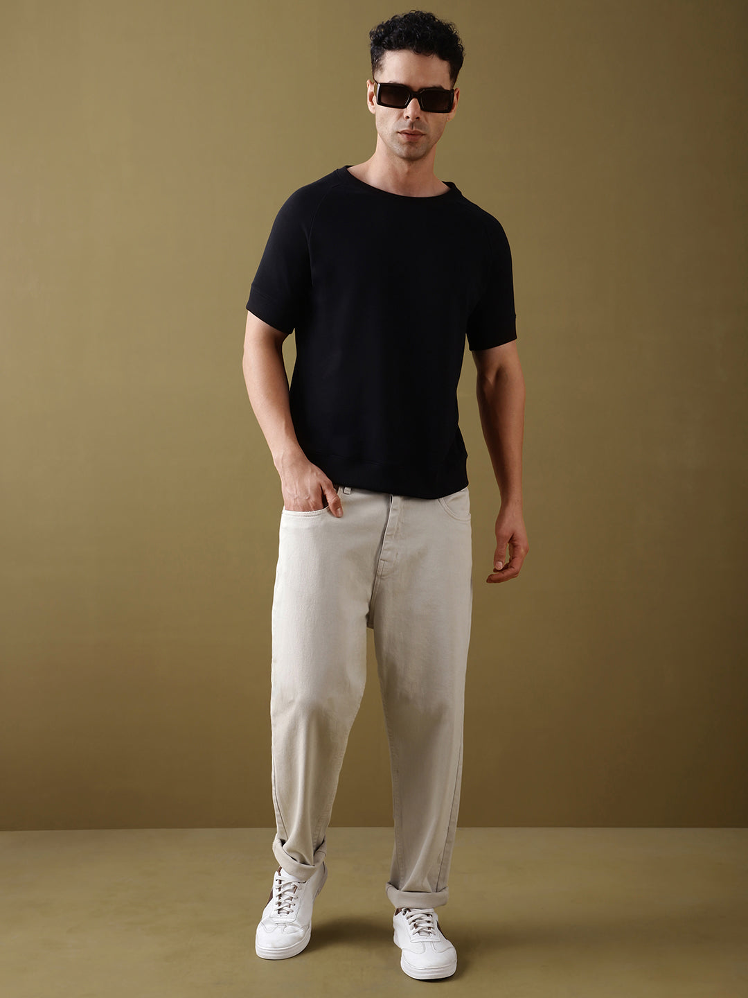 Mens Half Sleeve Round Neck Regular Fit T-Shirts