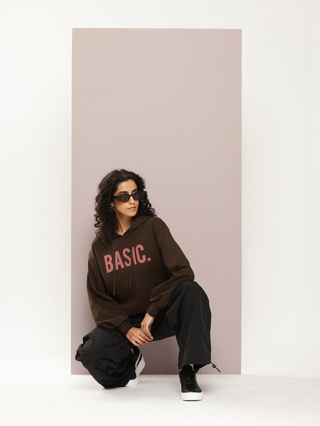 Womens Long Sleeve Oversized Hooded Sweatshirt