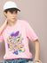Womens Half Sleeve Round Neck Printed Oversized Fit Tshirts
