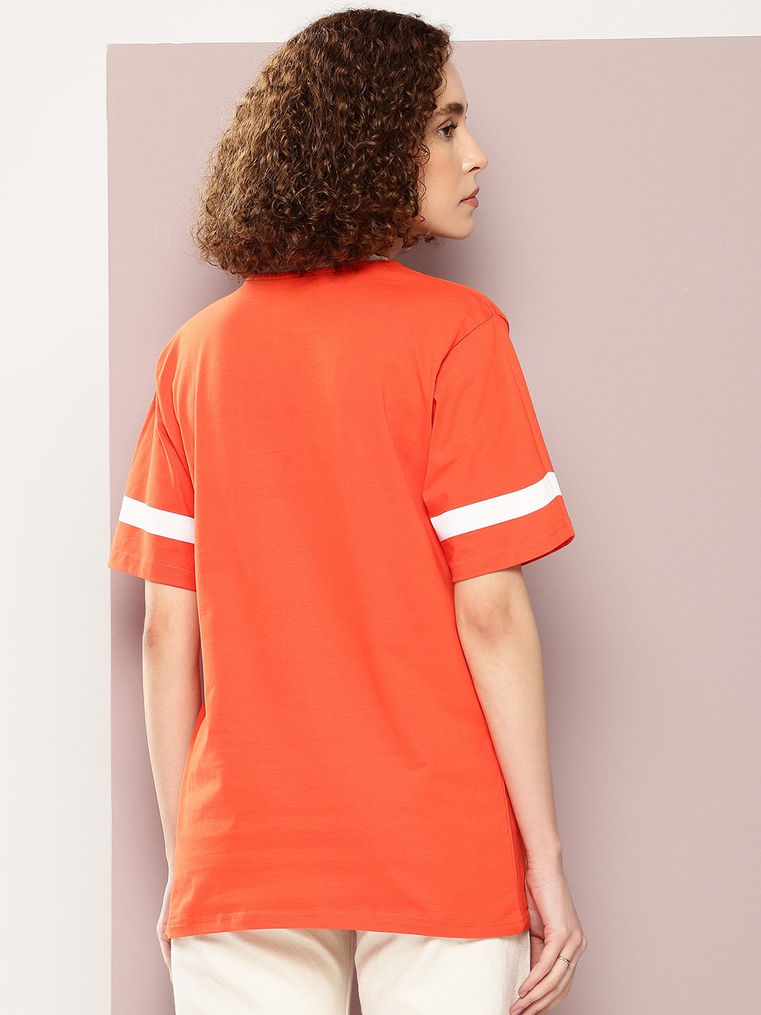 Womens Half Sleeve Round Neck Oversized Fit T-Shirts