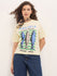 Womens Half Sleeve Round Neck Printed Oversized Fit Tshirts