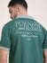 Mens Half Sleeve Polo Neck Back Embroidered Relaxed Fit Tshirts