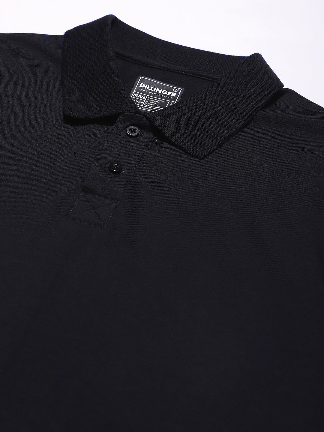 Mens Full Sleeve Polo Neck Solid Regular Fit Tshirts