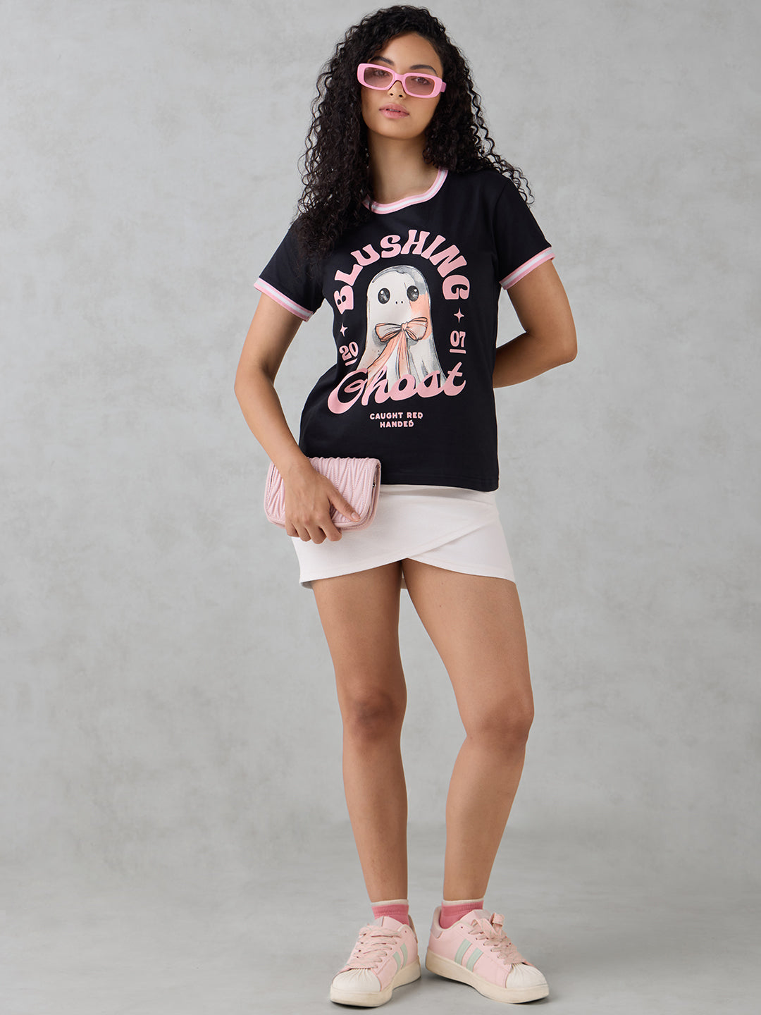 Womens Half Sleeve Printed Regular Fit Tshirt