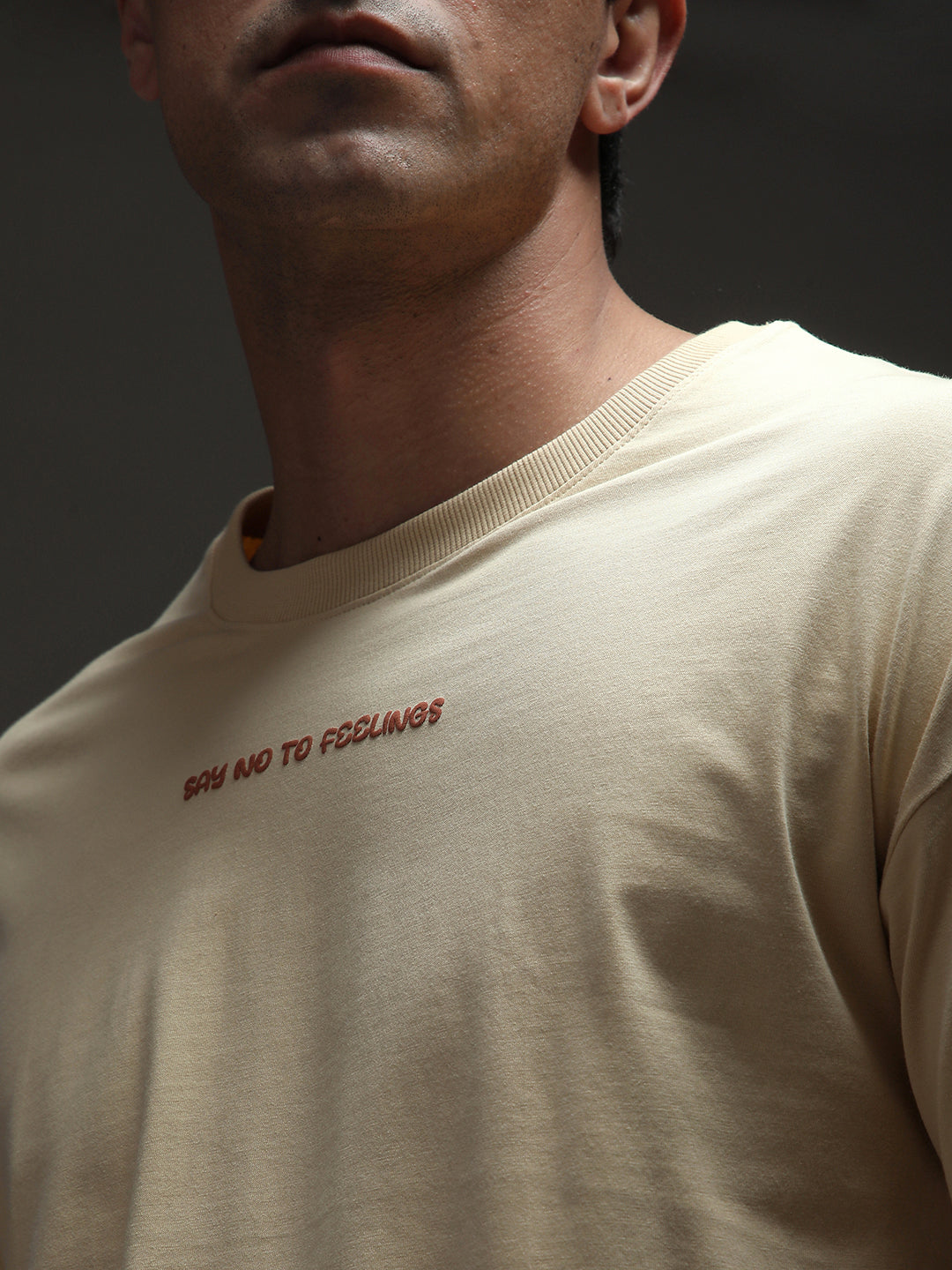 Mens Half Sleeve Drop Shoulder Printed Oversized Fit T-Shirts