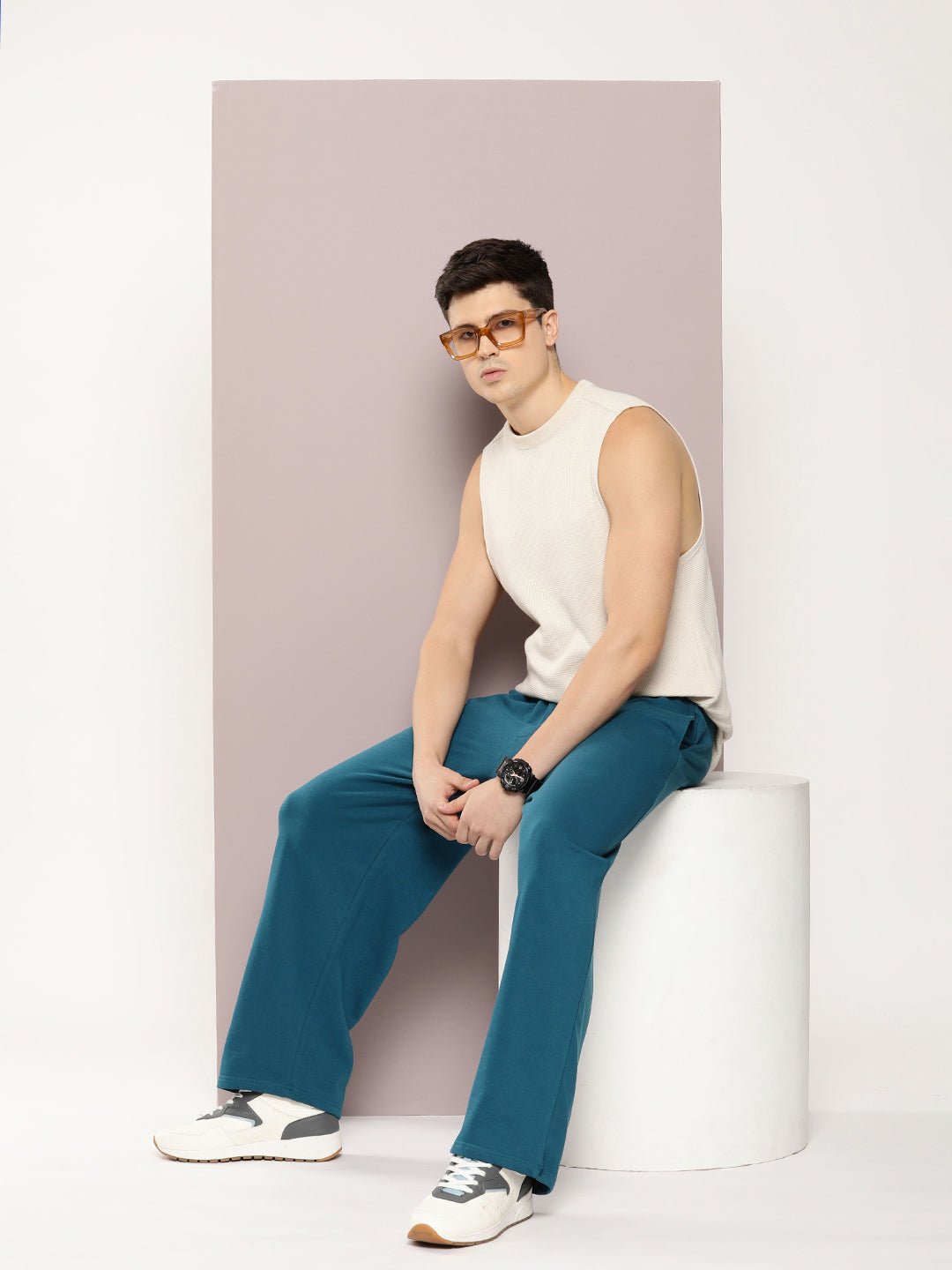 Men Super Soft Cotton Extra Baggy Korean Pant