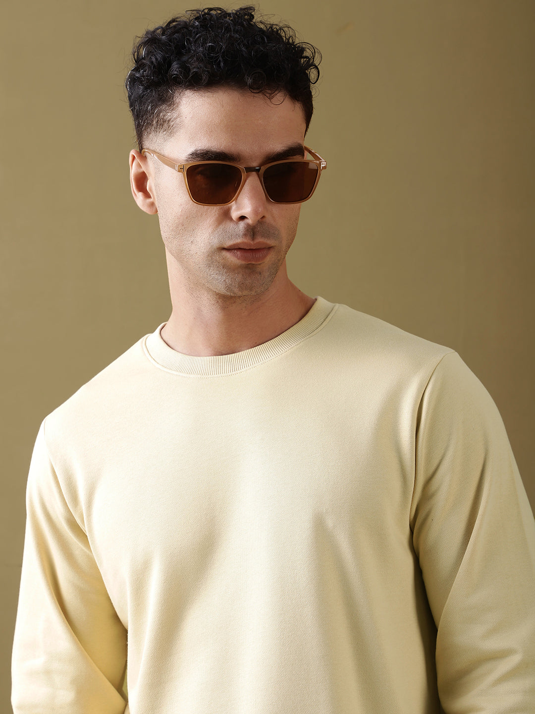Mens Full Sleeve Round Neck Regular Fit T-Shirts