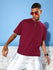 Mens Half Sleeve Drop Shoulder Plain Oversized Fit T-Shirts