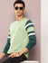 Mens Full Sleeve Round Neck Colourblocked Regular Fit Tshirts