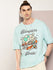 Mens Half Sleeve Round Neck Printed Oversized Fit Tshirts