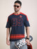 Mens Half Sleeve Round Neck Printed Oversized Fit Tshirts