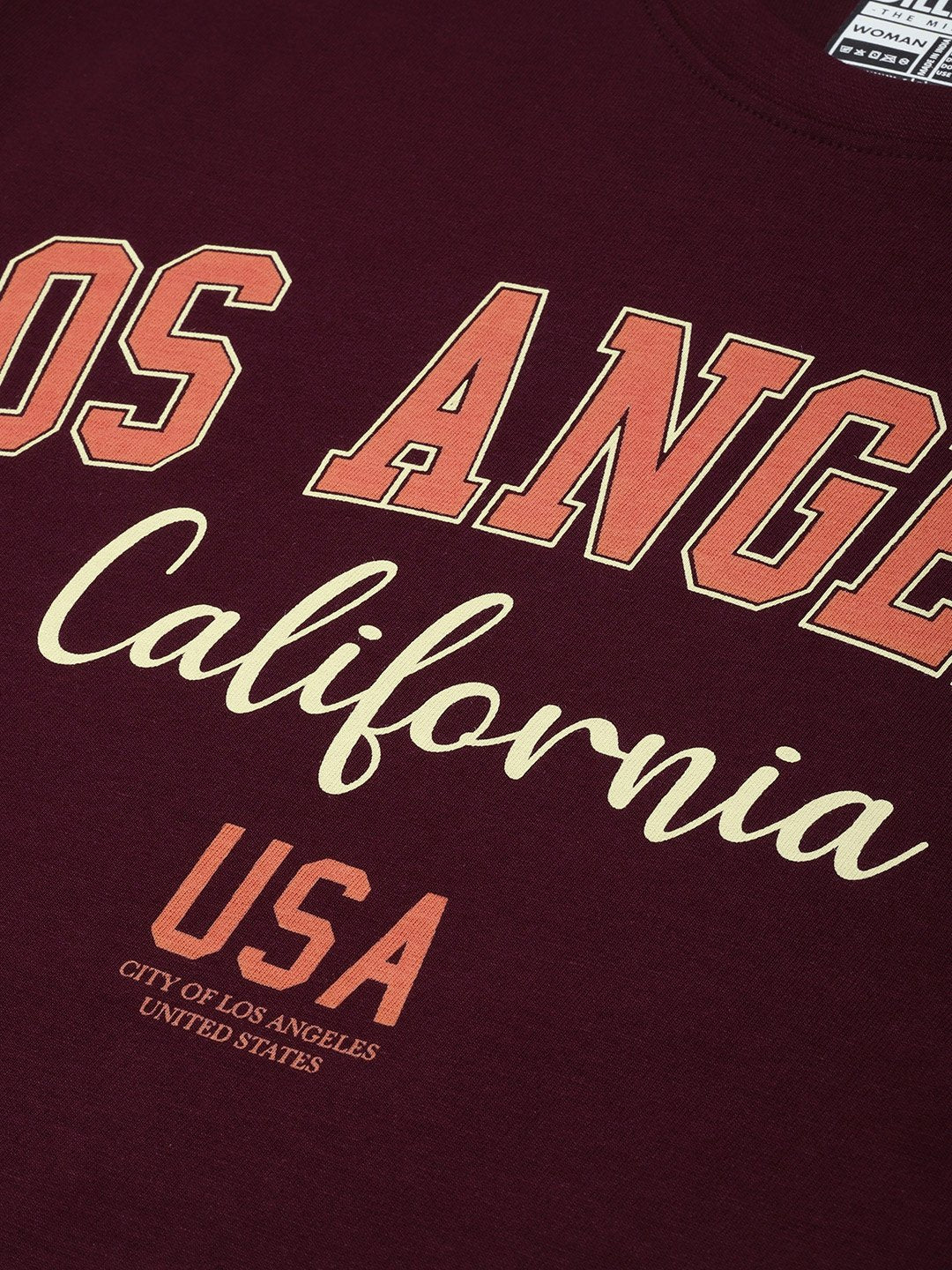 Womens Half Sleeve Round Neck Oversized Fit T-Shirts