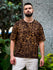 Mens Half Sleeve Drop Shoulder Printed Oversized Fit T-Shirts