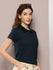 Womens Half Sleeve Polo Neck Solid Regular Fit Tshirts