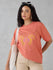 Womens Half Sleeve Printed Oversized Fit Tshirt