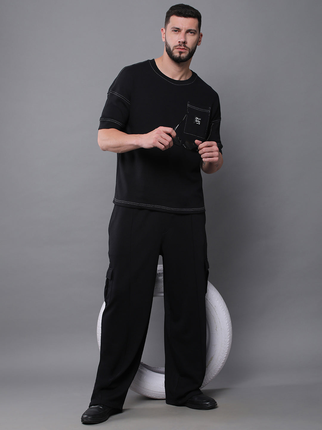 Men Super Soft Cotton Extra Baggy Korean Pant