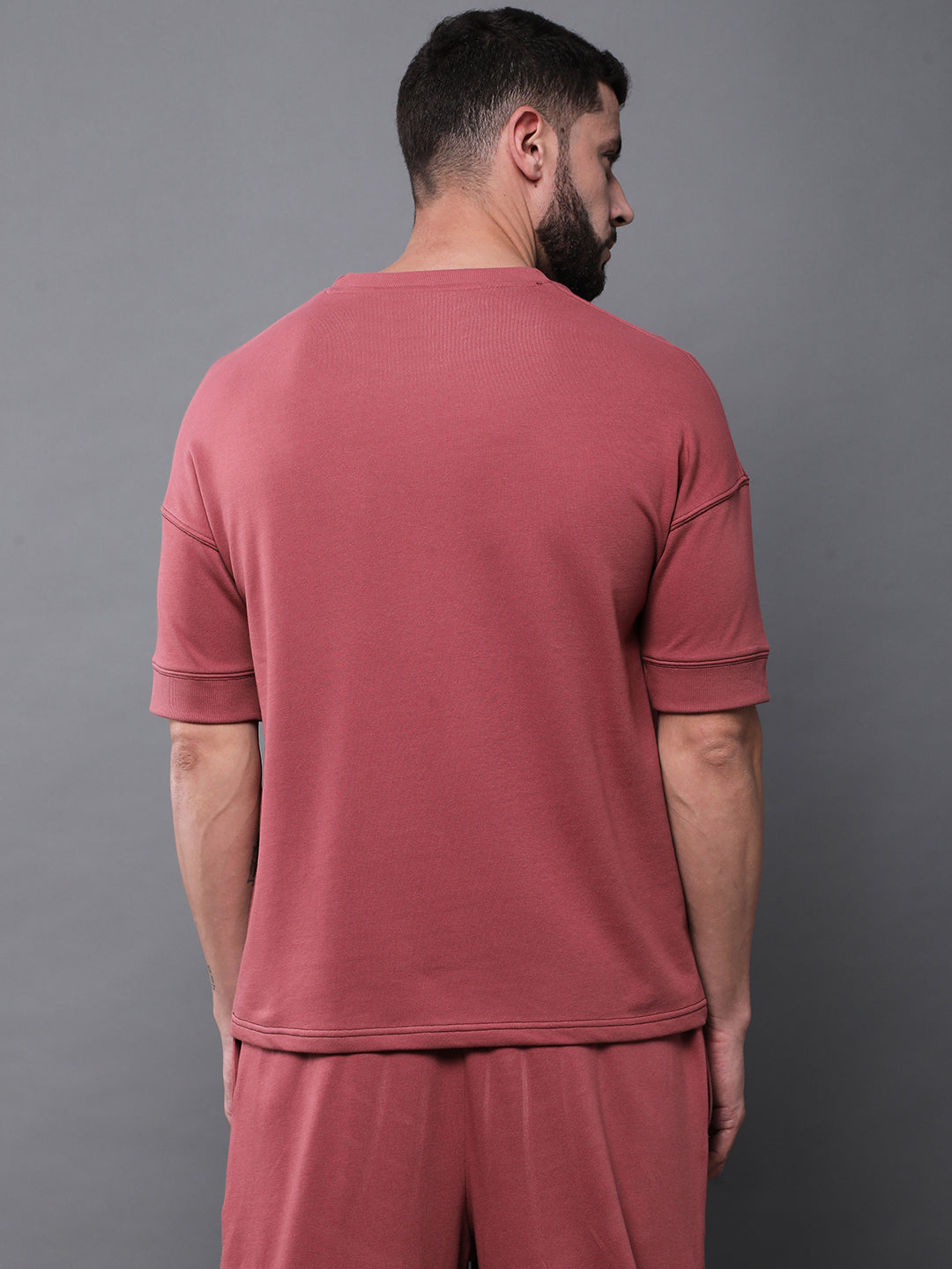 Mens Half Sleeve Round Neck Oversized Fit T-Shirts