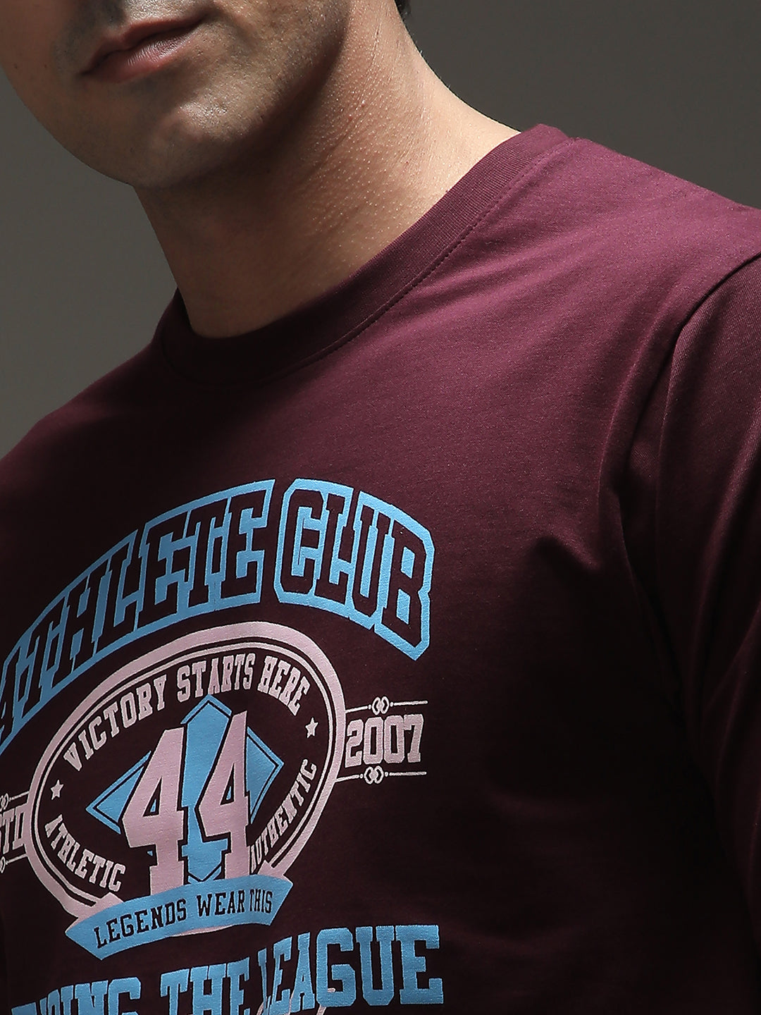 Mens Half Sleeve Round Neck Printed Oversized Fit Tshirts