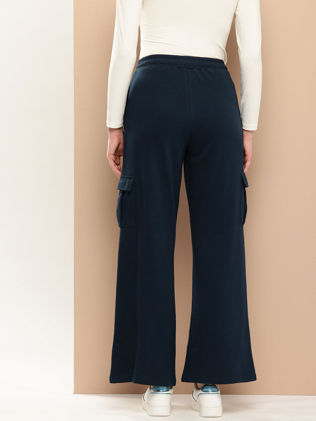 Women Ultra Soft Drapey Cotton Extra Baggy Korean Pant