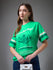Womens Printed Round Neck Oversized Fit Tshirt