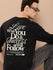 Mens Full Sleeve Round Neck Back Printed Oversized Fit Tshirts