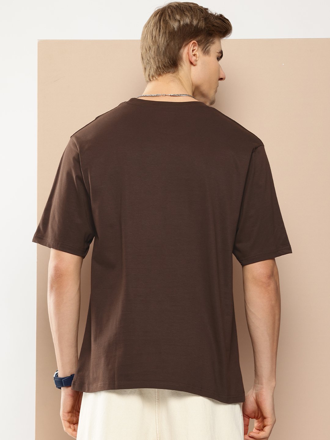 Mens Half Sleeve Round Neck Oversized Fit T-Shirts
