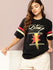 Womens Short Sleeve Printed Oversized Fit Tshirt