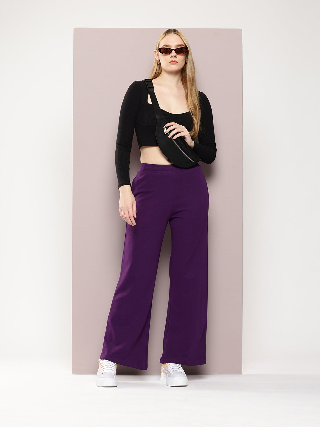 Women Ultra Soft Drapey Cotton Extra Baggy Korean Pant