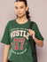 Womens Half Sleeve Round Neck Printed Oversized Fit Tshirts